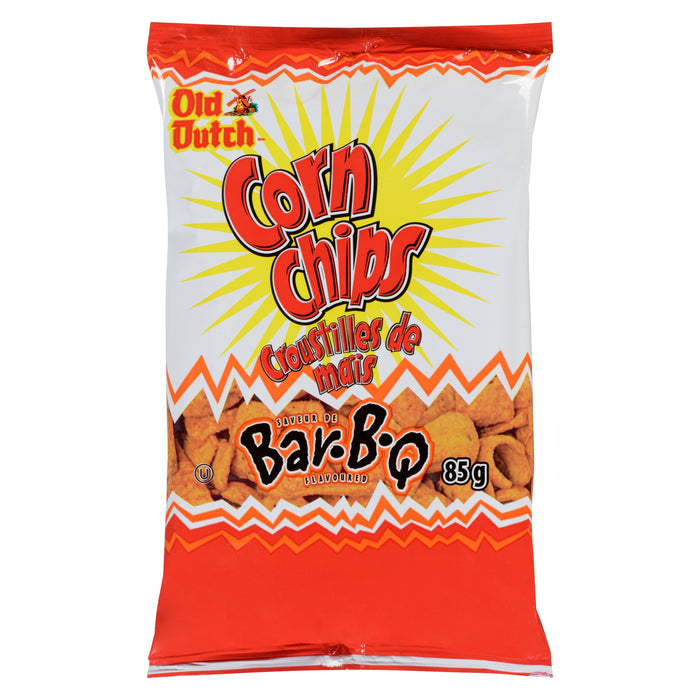 Old Dutch Corn Chips Bar.B.Q Flavoured, 85-g