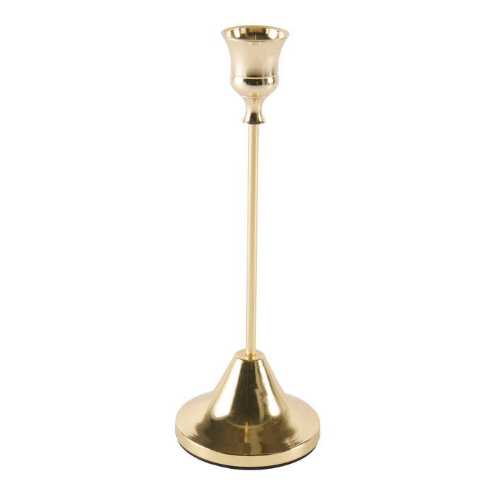 Porte-bougie effilé HomeStyles, doré - 8,5 po