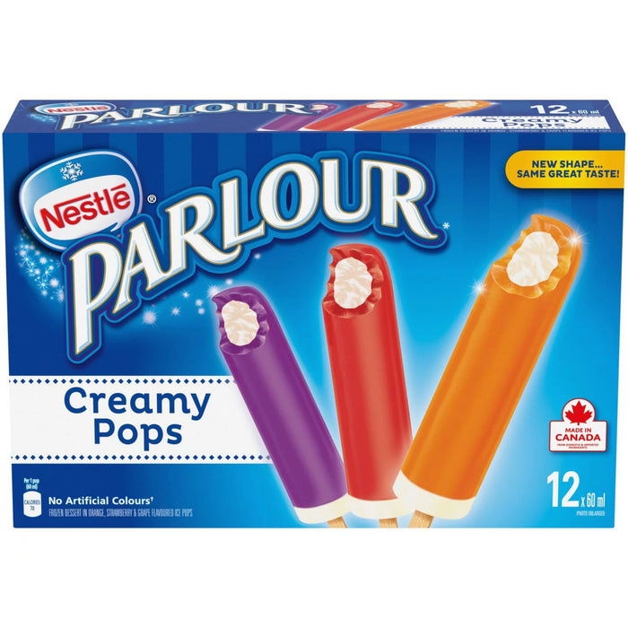 Friandises glacées Pops crémeux Nestlé Parlour, emb. de 12