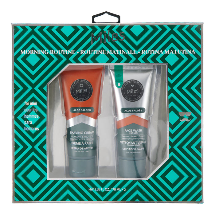 Miles Mens Morning Set, 2-Piece, 70 ml