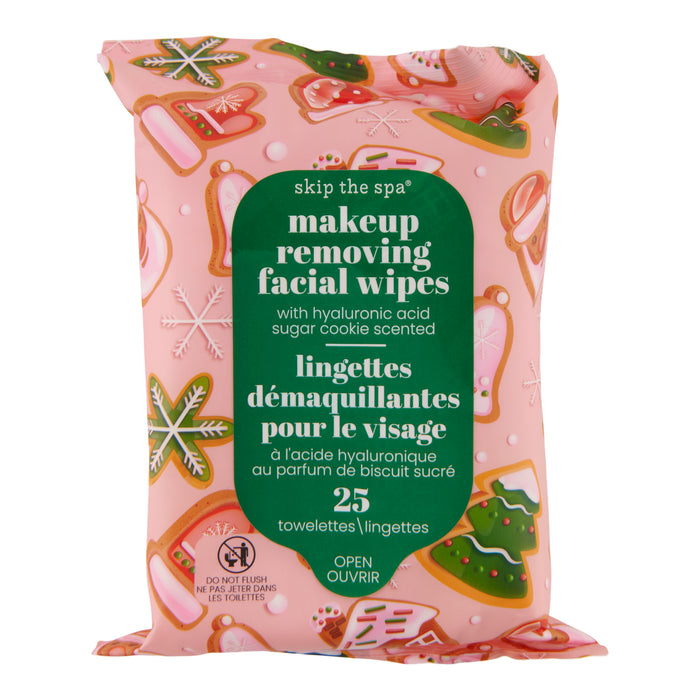Skip the Spa Holiday Face Wipes, 25-Pack