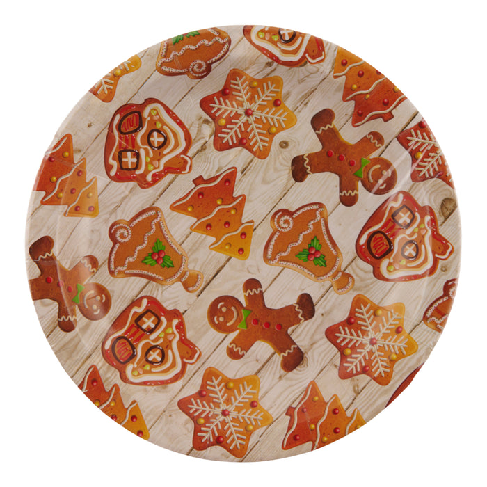 Assiettes en papier à thématique de Noël Giant Value, emb. de 12
