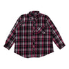 Chemise à carreaux en flanelle taille plus pour femmes
