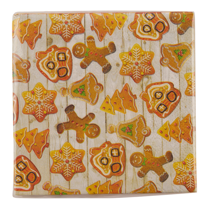 Giant Value Christmas Themed Beverage Napkins, 20-Pack