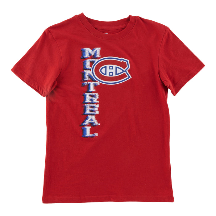 T-shirt à manches courtes Canadiens de Montréal de la LNH pour garçons