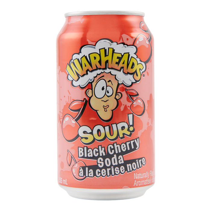 Warheads Black Cherry Soda, 355 ml