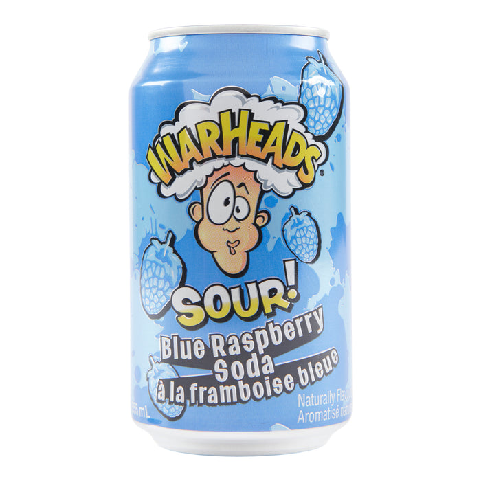 Warheads Blue Raspberry Soda, 355 ml