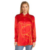 Women's Long Sleeve Satin Blouse