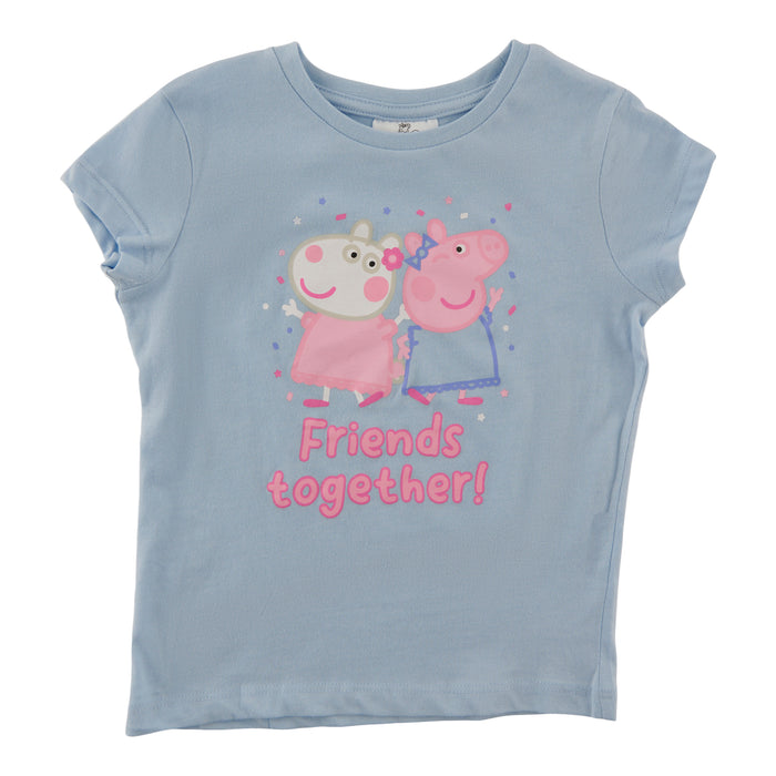 T-shirt à imprimé sous licence pour filles toutes-petites, assortiment