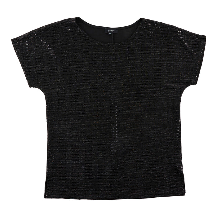 lily morgan Women's Boxy Shimmer Top