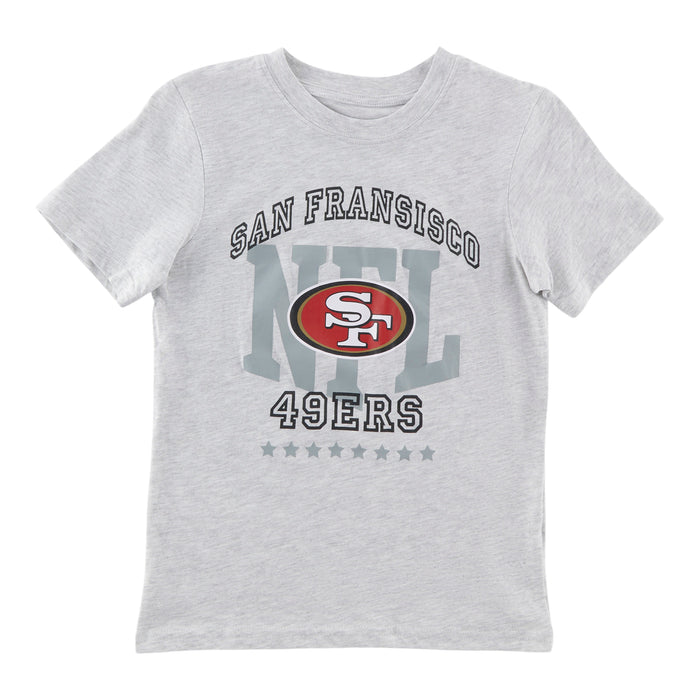 T-shirt à manches courtes 49ers de San Francisco de la NFL pour garçons