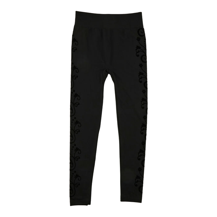 Legging floqué à taille haute lily morgan pour femmes
