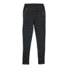 Pantalon en tricot imprimé d’aspect néoprène avec fermeture à glissière lily morgan pour femmes
