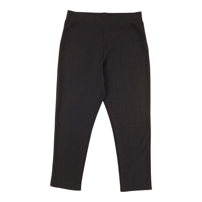 Pantalon d'aspect néoprène à imprimé avec poches taille plus lily morgan pour femmes
