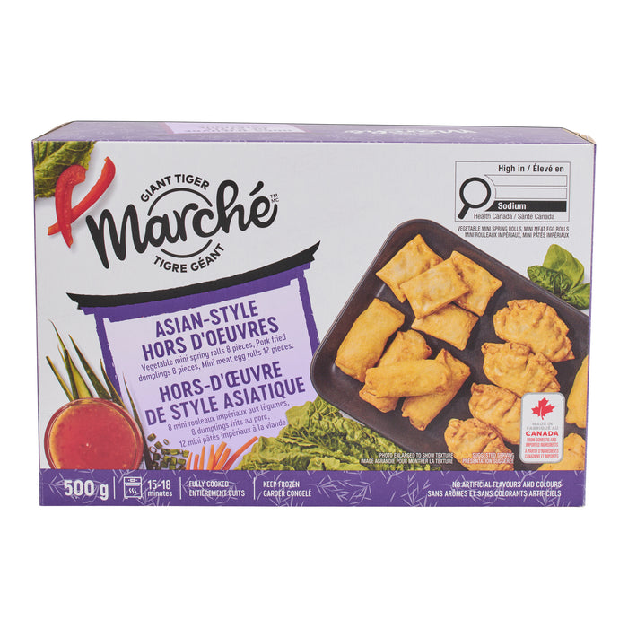 Giant Tiger Marché Asian-Style Hors d'œuvre, 500 g