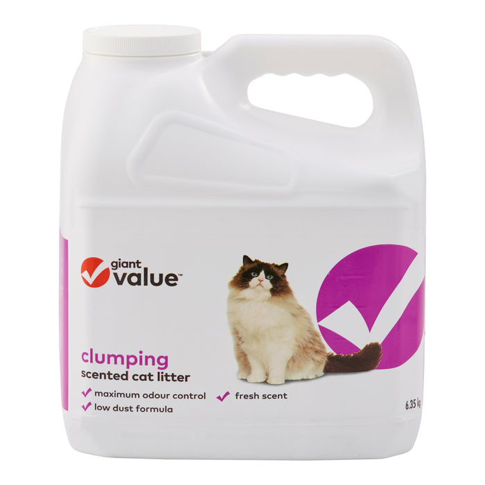 Giant Value Clumping Scented Cat Litter, 6.35 kg