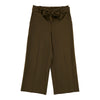 lily morgan Women's Belted Crop Wide Leg Pants