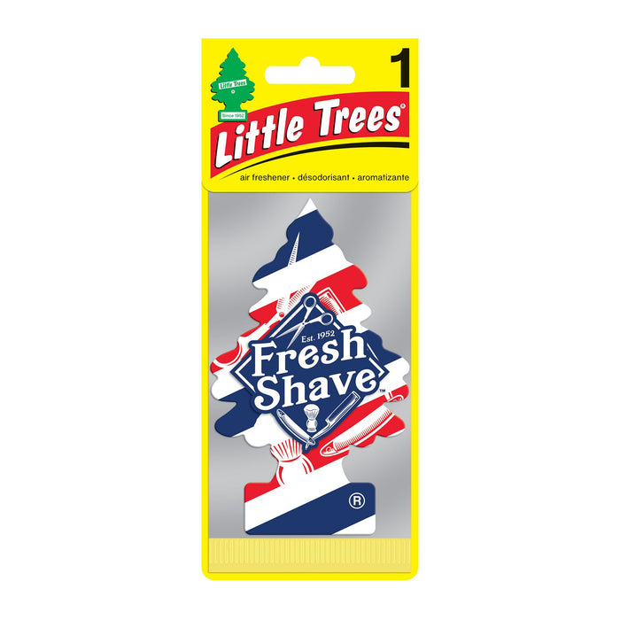 Little Trees Fresh Shave Scented Car Air Freshener, 1-Pack