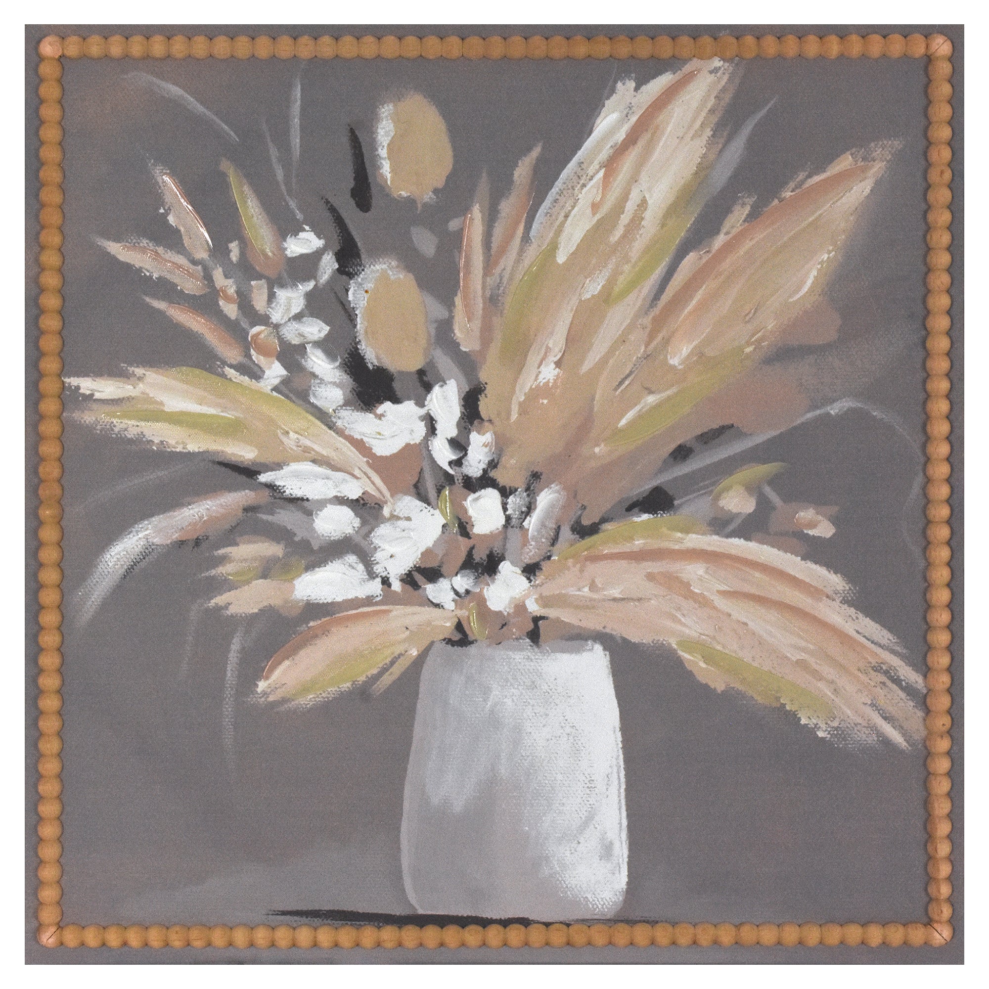 Framed Floral Wheat Wall Art, 17in. Giant Tiger