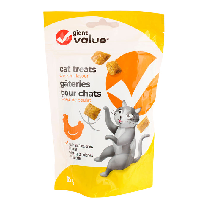 Giant Value Chicken Flavour Cat Treats, 85 g