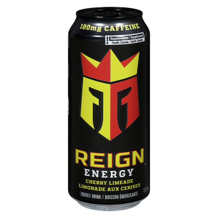 Reign Energy Boisson Énergisante Limonade aux Cerises, 473 ml