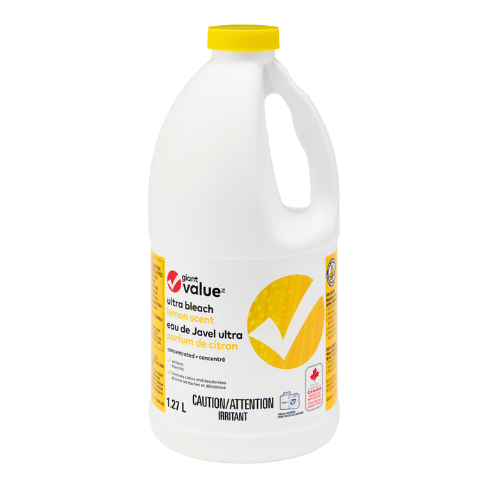Eau de Javel Ultra Parfum de Citron Giant Value, 1.27 L