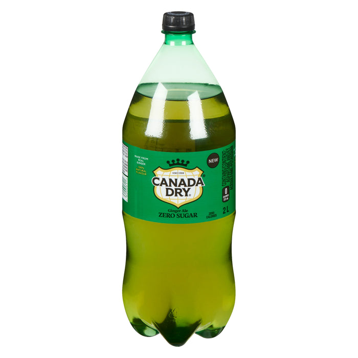 Canada Dry Ginger Ale Zero Sugar, 2 L
