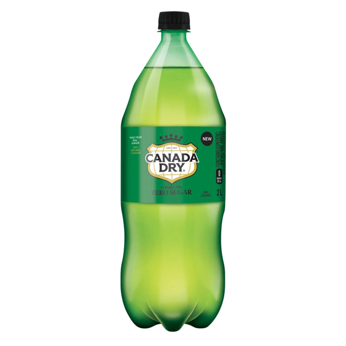 Canada Dry Soda Gingembre Zéro Sucre, 2 L