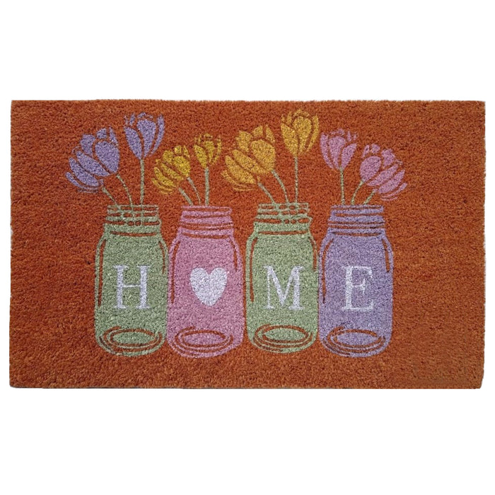 HomeStyles Coir Welcome Mat, English, 18-in x 30-in.