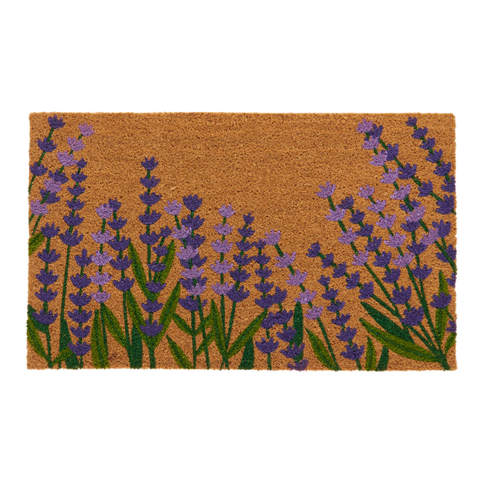 Tapis en fibre de coco jardin de fantaisie, français, HomeStyles, 18 po x 30 po