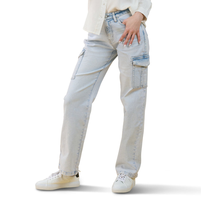 mySTYLE Women's Denim Cargo Pants