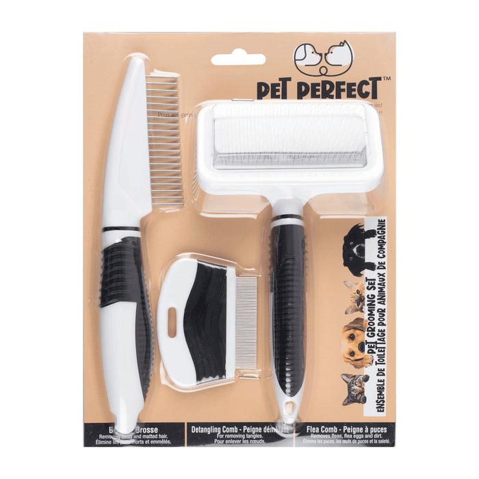 Pet Grooming Set, 3-Piece