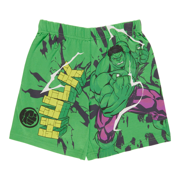 Short à motif de l’Incroyable Hulk sous licence pour tout-petits