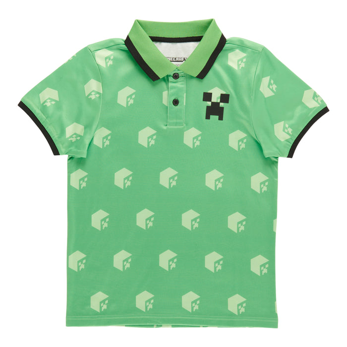 Polo sous licence Minecraft pour garçons