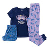 BELLA & BIRDIE Girls' Pyjama Set, 3-Piece