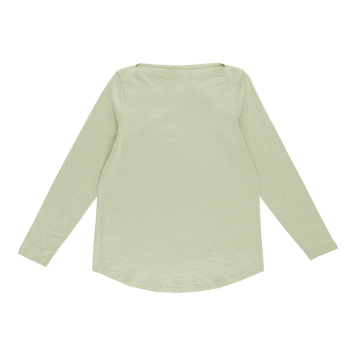mySTYLE Women's Long Sleeve Boat Neck Tee