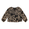 lily morgan Women's V-Neck Tie Front Blouse