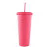 HomeStyles Textured Tumbler With Straw