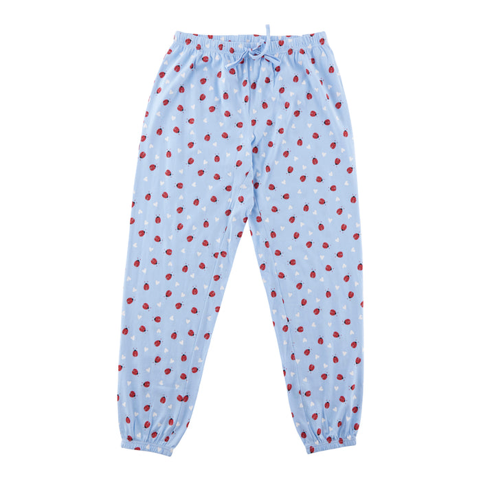 Pantalon de pyjama de type jogging en tricot de coton Carisma pour femmes