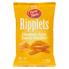Yum Yum Ripplets Rippled Chips Sweet Cheddar, 200 g