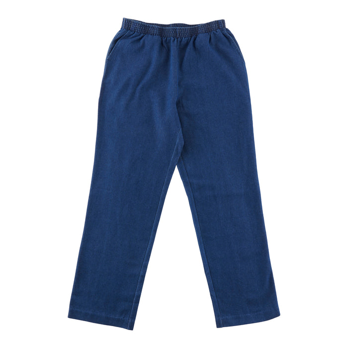 Pantalon à enfiler en denim Classic Editions pour femmes