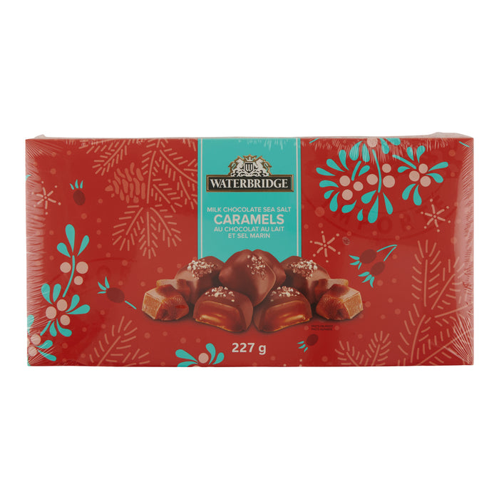 Waterbridge Milk Chocolate Sea Salt Caramels, 227 g
