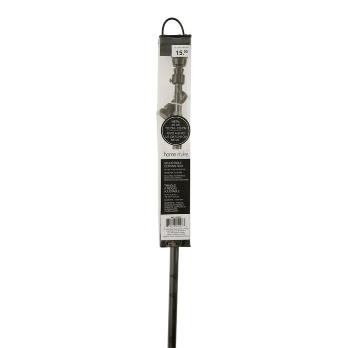 HomeStyles 13/16 Curtain Rod, 48-in to 86-in.