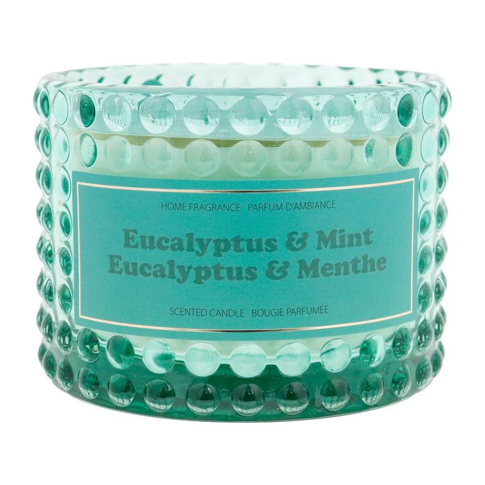 HomeStyles Bubble Jar Candle, Eucalyptus Mint, 11-oz.