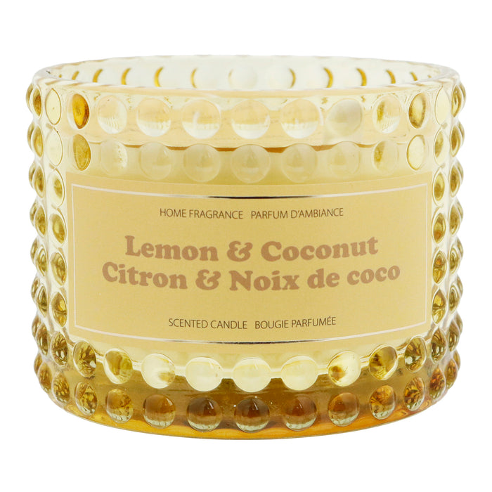 HomeStyles Bubble Jar Candle, Lemon Coconut, 11-oz.
