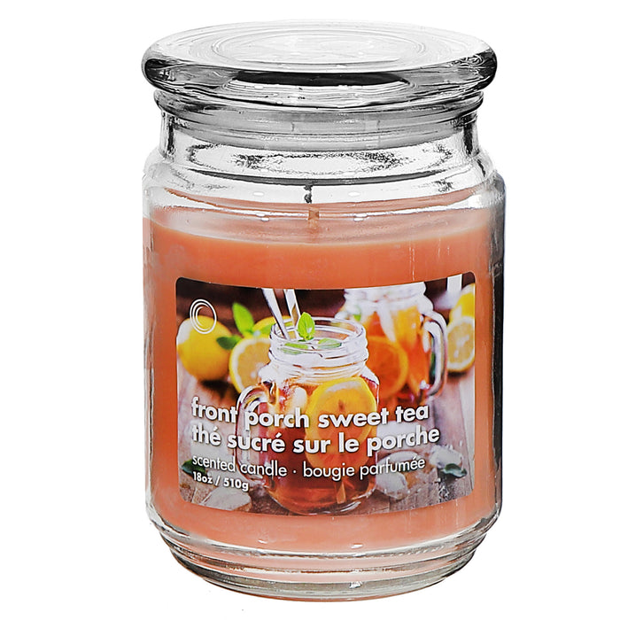 Bougie en pot - thé sucré, 18 oz