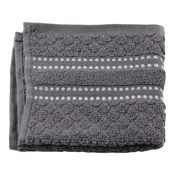 Terry Cotton Facecloth, 12-in x 12-in.