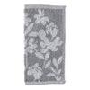 Débarbouillette à motif floral jacquard, 11 po x 11 po