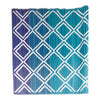Outdoor Diamond Rug, Blue, 6-ft x 9-ft.