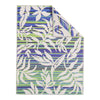 Outdoor Tropical Striped Rug, Blue/Green, 6-ft x 9-ft.